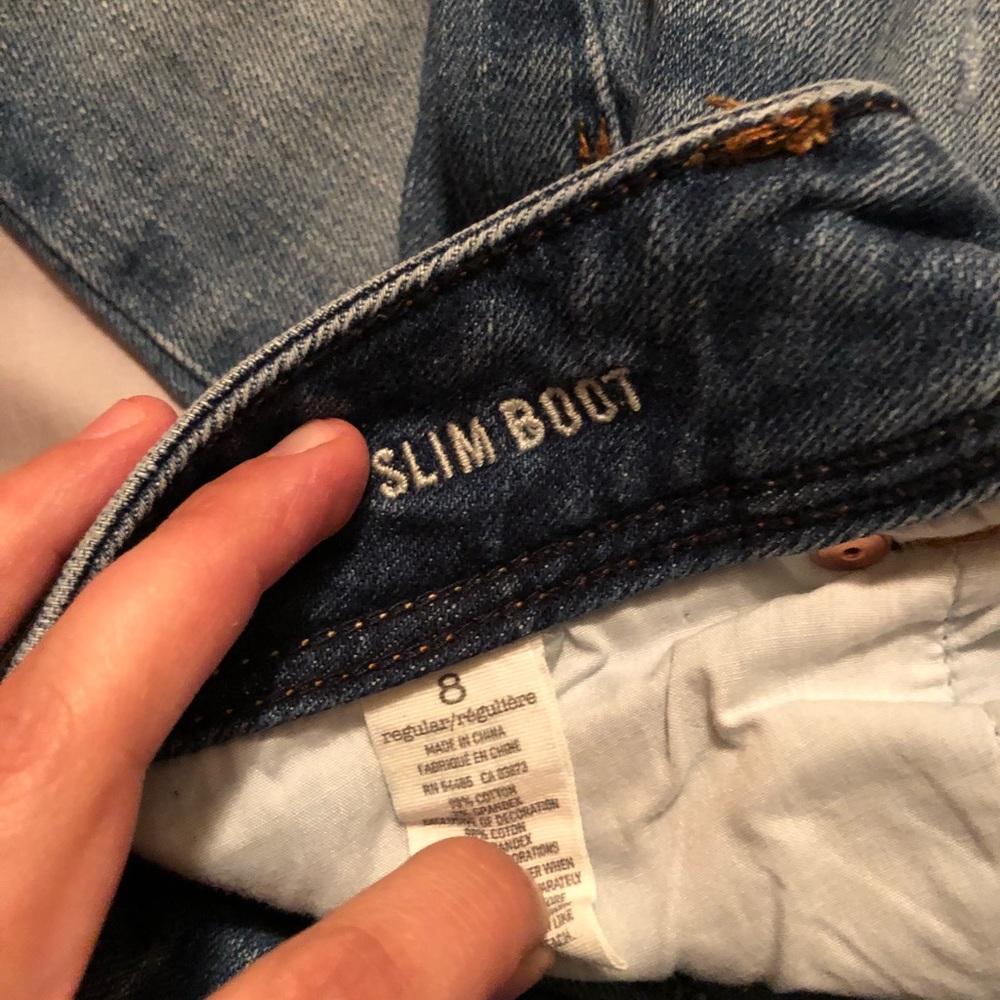 American Eagle Slim Boot - medium wash